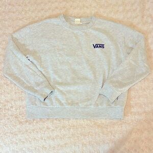 Grey Vans Long Sleeve Sweatshirt- Size S